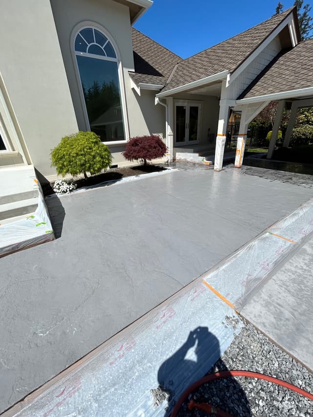 Concrete resurfacing project