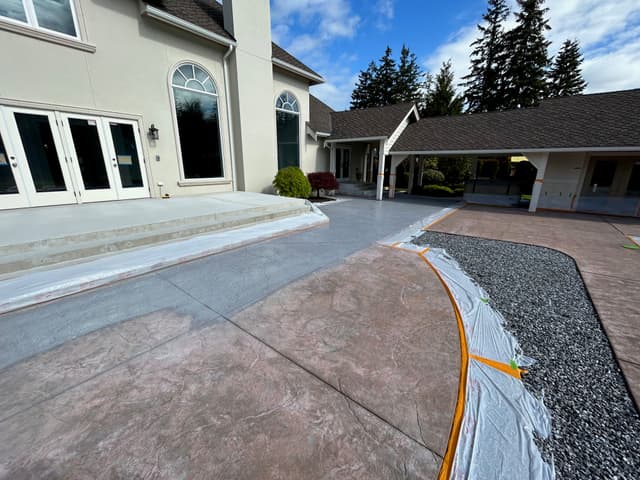 Concrete resurfacing project